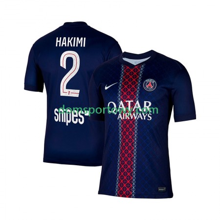 Koszulka Paris Saint-Germain Hakimi 2 Domowe Koszulki Piłkarskie 2025-2026 Krótki Rękaw